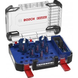 BOSCH Zestaw pił otwornic EXPERT Construction Material Power Change Plus 10 szt 2608901951