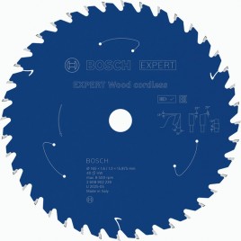BOSCH Tarcza pilarska EXPERT Wood cordless, 165 × 1,6 / 1 × 15,875 mm, T40 2608902239