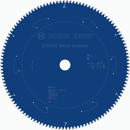 BOSCH Tarcza pilarska EXPERT Wood cordless, 305 × 2,2 / 1,6 × 25,4 mm, T120 2608902246