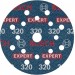 BOSCH Krążek ścierny EXPERT O780 Foil, 125 mm, G320 2608902422