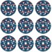 BOSCH Zestaw krążków ściernych EXPERT O780 Foil, 125 mm G80, G120 , G180, 9 ks 2608902407