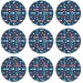 BOSCH EXPERT O780 Foil Sanding Disc Set, 150 mm, G80 (3x); G120 (3x); G180 (3x), 9 pcs