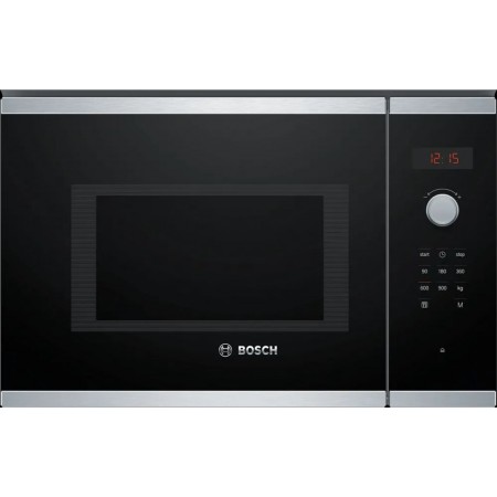 Bosch Seria 4 Kuchenka mikrofalowa do zabudowy 59 x 38 cm Stal szlachetna BFL553MS0 Bosch Seria 4 Kuchenka mikrofalowa do zabudowy 59 x 38 cm Stal szlachetna BFL553MS0