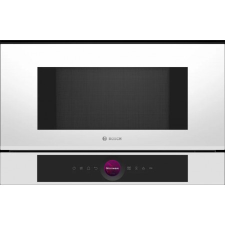Bosch Serie 8 Kuchenka mikrofalowa do zabudowy Biały BFL7221W1