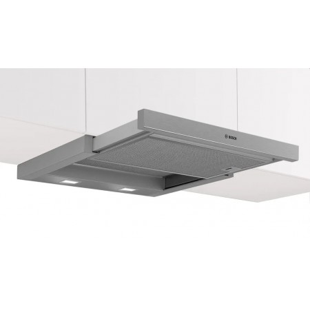 Bosch Serie 4 Okap szufladowy teleskopowy 60 cm Srebrny metalik DFS067A51