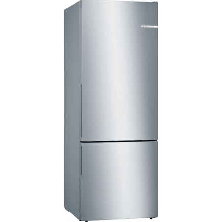 Bosch Serie 4 Lodówka z dolnym zamrażalnikiem wolnostojąca 191x70 cm KGV58VLEAS