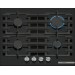 Bosch Serie 6 Płyta gazowa 60 cm Szkło hartowane, Czarny PPP6A6I40