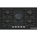 Bosch Serie 6 Płyta gazowa 75 cm Szkło hartowane, Czarny PPQ7A6I40
