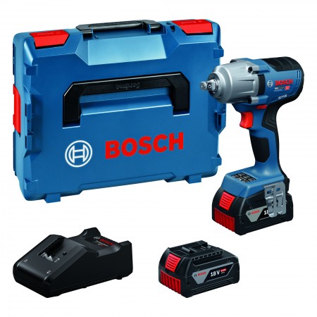 BOSCH GDS18V-450H PROFESSIONAL Akumulatorowe klucze udarowe, 2x5,0Ah, L-BOXX 06019K4203 BOSCH GDS18V-450H PROFESSIONAL Akumulatorowe klucze udarowe, 2x5,0Ah, L-BOXX 06019K4203