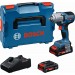 BOSCH GDS18V-450H PROFESSIONAL Akumulatorowe klucze udarowe, 2x4,0Ah, L-BOXX 06019K4202