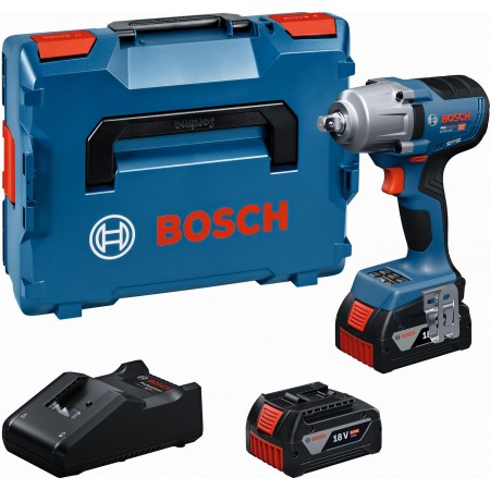 BOSCH GDS18V-450P PROFESSIONAL Akumulatorowe klucze udarowe, 2x5,0Ah, L-BOXX 06019K4303 BOSCH GDS18V-450P PROFESSIONAL Akumulatorowe klucze udarowe, 2x5,0Ah, L-BOXX 06019K4303
