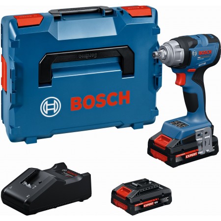 BOSCH GDS18V-330H PROFESSIONAL Akumulatorowe klucze udarowe, 2x5,0Ah, L-BOXX 06019L5203 BOSCH GDS18V-330H PROFESSIONAL Akumulatorowe klucze udarowe, 2x5,0Ah, L-BOXX 06019L5203