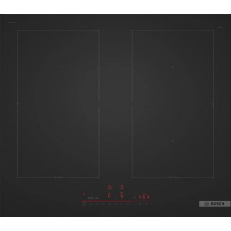 Bosch Serie 6 Płyta indukcyjna 60 cm Czarny mat, mont. nablatowy, bez listew PVQ61CHB1E