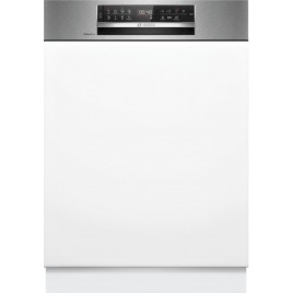 Bosch Serie 6 Zmywarka do zabudowy z panelem 60 cm Stal szczotkowana SMI6ECS10E