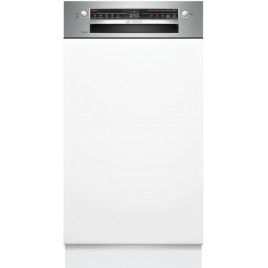 Bosch Serie 2 Zmywarka do zabudowy z panelem 45 cm Stal szczotkowana SPI2HKS42E