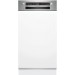 Bosch Serie 2 Zmywarka do zabudowy z panelem 45 cm Stal szczotkowana SPI2HKS42E