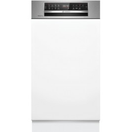 Bosch Serie 6 Zmywarka do zabudowy z panelem 45 cm Stal szczotkowana SPI6EMS21E