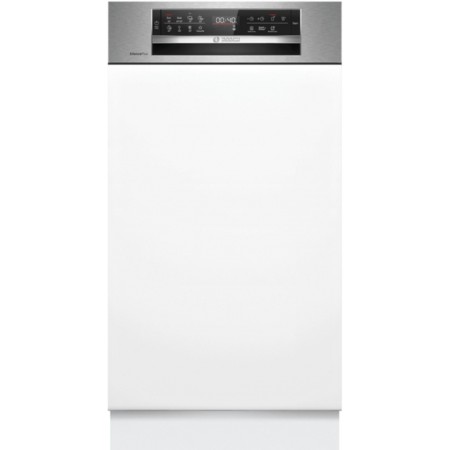 Bosch Serie 6 Zmywarka do zabudowy z panelem 45 cm Stal szczotkowana SPI6EMS21E
