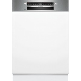Bosch Serie 4 Zmywarka do zabudowy z panelem 60 cm Stal szczotkowana SMI4EVS04E