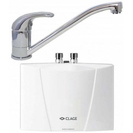CLAGE M7 EKM Przepływowy podgrzewacz wody - zestaw 6,5 kW 400 V 1500-17227