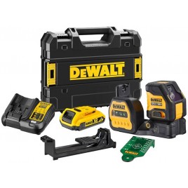 DeWALT DCE088D1G18 Laser krzyżowy, zielony (18V/1x2,0Ah) Tstak