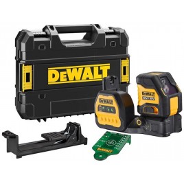 DeWALT DCE088NG18 Zielony laser liniowy 18V/12V/15m, walizka TStak