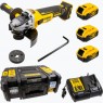 DeWALT DCG405P3 Aku Szlifierka kątowa 125mm XR (18V/3x5,0Ah) Tstak