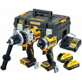 DeWALT DCK2200H2T Combo (DCD1007 + DCF860 + 18V/2x5,0Ah PowerStack) Tstak
