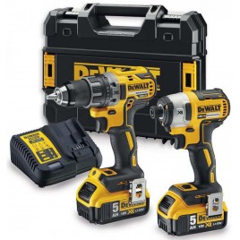 DeWALT DCK268P2T-QW Wkrętarka 18V +zakr. DCF887 (2x5,0Ah/18V) Tstak II