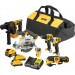DeWALT DCK611P1D2 Zestaw Combo (DCD701+DCF801+DCS512+DCH072+DCS353+DCL510+1x5,0Ah+2x2,0Ah)