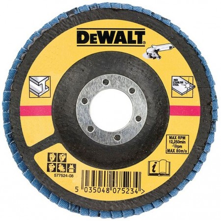 DeWALT DT3308 Ściernica Listkowa 125x22,2mm Gr.36 Płaska