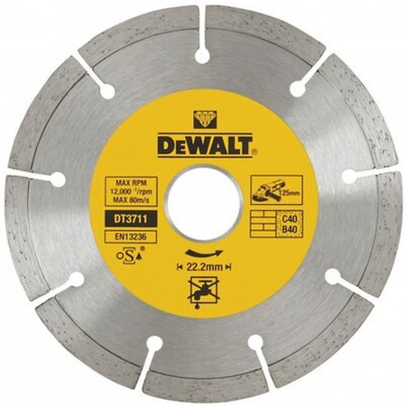 DeWALT DT3711 Tarcza diamentowa na sucho 125 mm