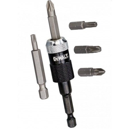 DeWALT DT71514 Uchwyt szybkomocujący + zestaw bitów 25 mm, 6 szt.