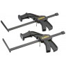 DeWALT DWS5026 zestaw dwóch szybkozaciskowych klamer do szyn prowadzących