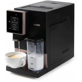 DOMO Automatyczny ekspres do espresso 1350 W, czarno-brązowy DO743K