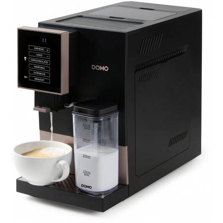 DOMO Automatyczny ekspres do espresso 1350 W, czarno-brązowy DO743K