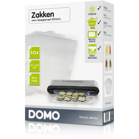 DOMO Małe worki do zgrzewarki próżniowej, 50 szt. DO327L-BAG22 DOMO Małe worki do zgrzewarki próżniowej, 50 szt. DO327L-BAG22