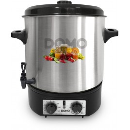 DOMO Garnek do pasteryzacji, stal nierdz. - kranik plastikowy (27 l / 2000W) DO42323PC