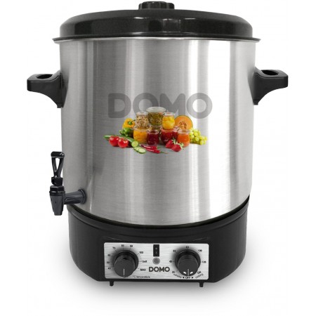 DOMO Garnek do pasteryzacji, stal nierdz. - kranik plastikowy (27 l / 2000W) DO42323PC DOMO Garnek do pasteryzacji, stal nierdz. - kranik plastikowy (27 l / 2000W) DO42323PC
