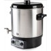 DOMO Garnek do pasteryzacji,stal nierdz. z LCD-2 otwory-kranik inox (27l /2000W) DO42329PC