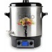 DOMO Garnek do pasteryzacji,stal nierdz. z LCD-2 otwory-kranik inox (27l /2000W) DO42329PC