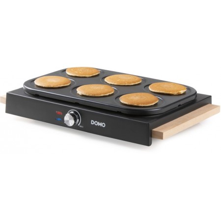 DOMO Elektryczna patelnia do pancakes na 6 sztuk DO8717PN