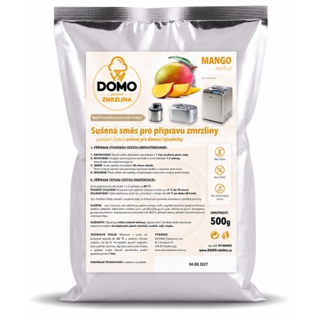 DOMO Mieszanka do przygotowania lodów o smaku mango - DV-MANGO DOMO Mieszanka do przygotowania lodów o smaku mango - DV-MANGO
