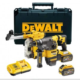 DeWALT DCH335X2 Aku młoto-wiertarka XR FlexVolt SDS-Plus (3,5J/54V/2x9,0Ah) walizka