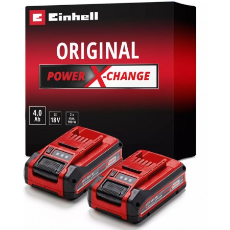 Einhell PXC Akumulator 2x (18V/4,0Ah) Twinpack 4511629 Einhell PXC Akumulator 2x (18V/4,0Ah) Twinpack 4511629