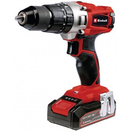Einhell TE-CD 18/2 Li-i +22 (1x2,5 Ah) Wiertarka udarowa akumulatorowa 4514220 Einhell TE-CD 18/2 Li-i +22 (1x2,5 Ah) Wiertarka udarowa akumulatorowa 4514220