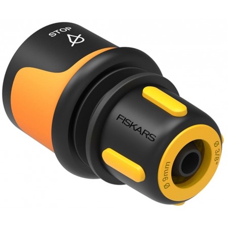 Fiskars Comfort Szybkozłącze ze stopem STOP 9 mm (3/8”) 1027078