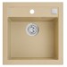 ALVEUS FORMIC 20 Zlewozmywak granitowy, 520 x 510 mm, beżowy