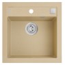 ALVEUS FORMIC 20 Zlewozmywak granitowy, 520 x 510 mm, beżowy