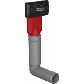Franke Colorline ukryty przelew -czarny mat, kwadratowy 112.0734.738
